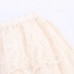 Elastic waist layered decorative split cake skirt for women