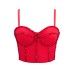 Beaded Sequined Waist-Cinching Strapless Pure Desire Slimming Spicy Girl