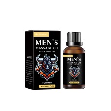 North Moon Men's Massage Oil Men's Body Moisturizing Topical Massage Skin Care Essential Oil