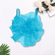 Fishbone Bustier with Large Flower Design for Women