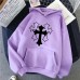 Spring New  Pattern Printed Hooded Sweatshirt Unisex Long Sleeve Casual Jacket Student Versatile
