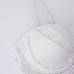 Small Strapless Wearable Rhinestone Chain Tassel Super Shiny Noble Women