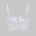 Small Strapless Wearable Rhinestone Chain Tassel Super Shiny Noble Women