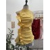 Sleeveless ruffled three-dimensional flower top