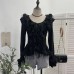 Mushroom tassel top