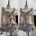 Mushroom tassel top