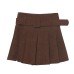 High waisted pleated skirt