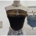 Strapless Irregular One-Piece Short Crop Top