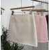 High waisted A-line hip hugging short skirt