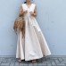 oose Sleeveless Dress Korean Women's Slimming Midi Length Dress