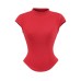 Half high collar flying sleeve short sleeved shirt
