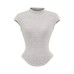 Half high collar flying sleeve short sleeved shirt