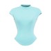 Half high collar flying sleeve short sleeved shirt