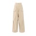 Retro Straight Pleated Work Pants Women Street Loose Multi-Pocket Casual Versatile Trousers