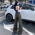 Retro Work Pants Women Design Sense Small Crowd Spicy Girl Loose Slim Straight Leg Wide Leg Pants