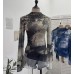 Hollow printed irregular mesh top Hollow printed irregular mesh top