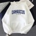 Spring New Flag Letter Pattern Printed Hooded Sweatshirt Unisex Long Sleeve Casual Jacket Trendy