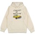 Spring New Racing Pattern Printed Hooded Sweatshirt Unisex Long Sleeve Casual Jacket Fashion Versatile