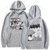 Spring New Anime NANA Print Hooded Sweatshirt Unisex Long Sleeve Casual Jacket Trendy