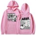 Spring New Anime NANA Print Hooded Sweatshirt Unisex Long Sleeve Casual Jacket Trendy