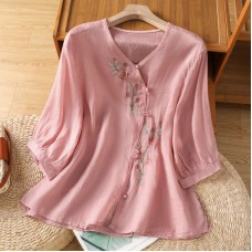 Embroidered shirt top for women Embroidered shirt top for women
