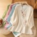 Embroidered shirt top for women