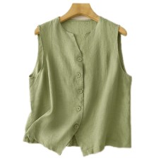Sleeveless Vest Shirt Women's Top