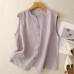 Sleeveless Vest Shirt Women's Top