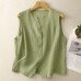 Sleeveless Vest Shirt Women's Top