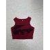 Celebrity Same Dance Jazz Spicy Girl Tank Top with Unique Abstract Print U Neck Sleeveless High Waist Crop Top