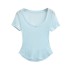 U-neck short sleeved top U-neck short sleeved top