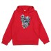 Astronaut Pattern Printed Hooded Sweatshirt Unisex Long Sleeve Casual Jacket Fashion Top