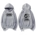 Cartoon SHOEI Pattern Printed Hooded Sweatshirt for Men and Women Long Sleeve Casual Jacket