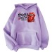 Spring New Stone Pattern Printed Hooded Sweatshirt Unisex Long Sleeve Casual Jacket Top