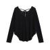 Single breasted button casual top