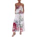 Spring and Summer New Positioning Print Tube Top Sleeveless Set INS Casual Holiday Two-piece Set for Women