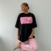 Short Sleeve Regular Shoulder Slimming Mid-Length Round Neck Top