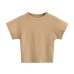 Simple double-sided round neck raglan sleeves