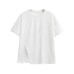Split loose T-shirt for women
