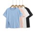 Split loose T-shirt for women