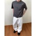 Thin Cloudy Lenzing Short Sleeve Basic Casual T-Shirt