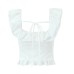 Lace lace small fly sleeve top