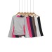 Slant shoulder straight shoulder pleated trumpet sleeve long sleeved