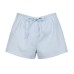 Vacation Style Simple Basic Light Striped Elastic Tied Casual Shorts for Girls Loose Slimming Versatile Hot Pants