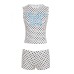 Style Digital Print Polka Dot Sleeveless Tank Top and Shorts Two-Piece Set Summer Sports Casual Spicy Girl Women's Clothing