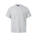 Men's Casual Henley Collar Waffle Texture Short Sleeve T-Shirt