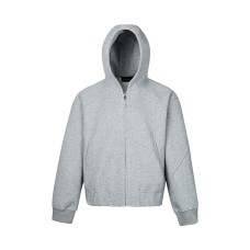 Unique Cut Casual Hooded Zip-Up Sweatshirt Jacket for Men and Women