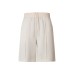 Men's Summer Linen Texture Loose Fit Casual Straight Leg Lightweight Shorts