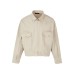 Barn Style Lapel Zipper Spring Men's Boxed Short Wide Jacket