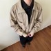 Barn Style Lapel Zipper Spring Men's Boxed Short Wide Jacket
